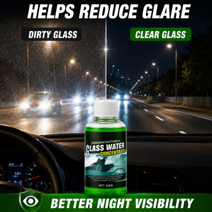 🔥50% OFF! Automotive Glass Water Concentrate – Just Dilute & Pour! Streak-Free Visibility, Fights Bugs & Road Grime! 🚗✨