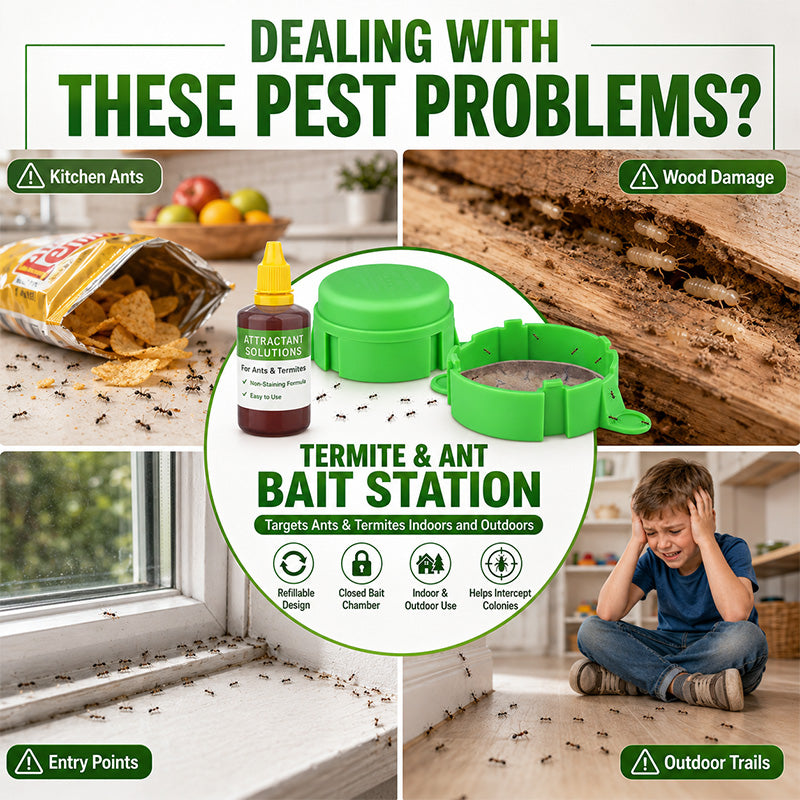 Reusable Outdoor Ant & Termite Bait Station
