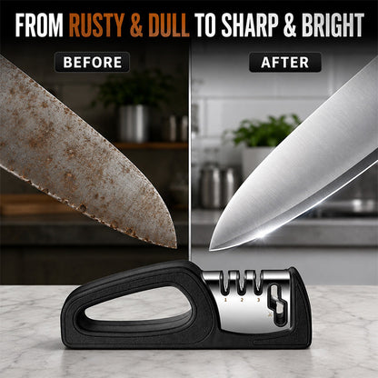 🥳HOT SALE! 4-in-1 Multi-Stage Kitchen Knife Sharpener🔪🏠