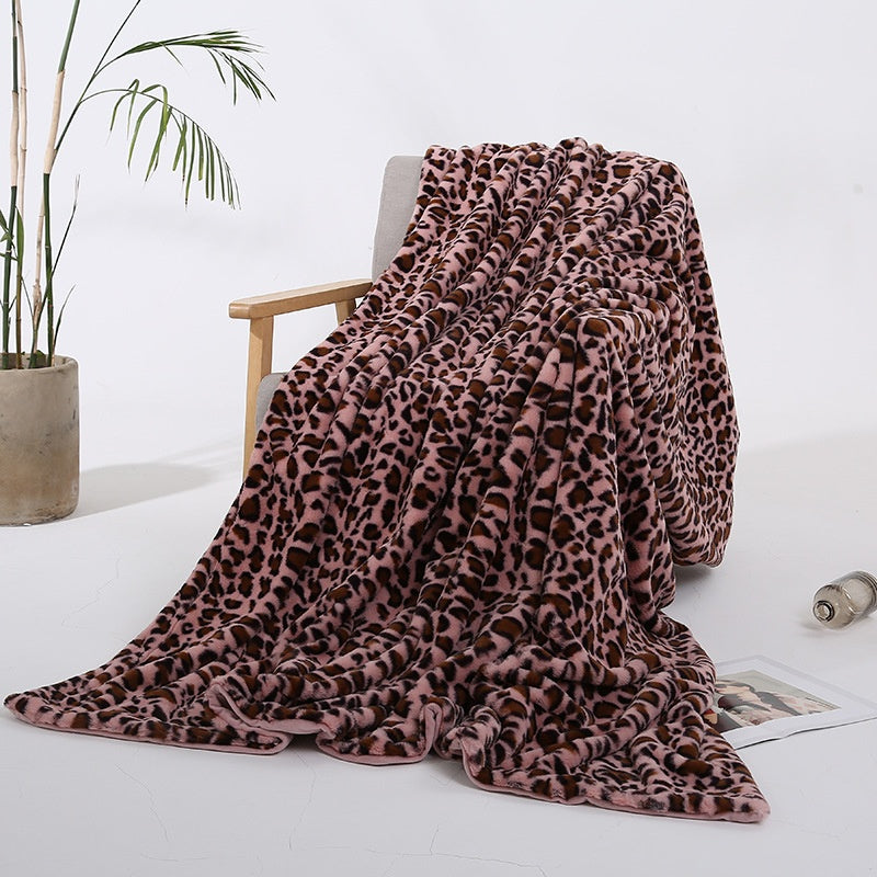 🎉 LIMITED TIME 50% OFF! 🐆 Cozy Leopard Print Throw Blanket – Ultra-Soft Rabbit-Like Texture, Exceptional Warmth & Versatile Home Essential ✨