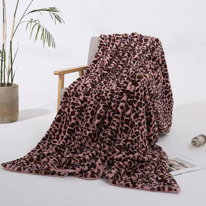 🎉 LIMITED TIME 50% OFF! 🐆 Cozy Leopard Print Throw Blanket – Ultra-Soft Rabbit-Like Texture, Exceptional Warmth & Versatile Home Essential ✨