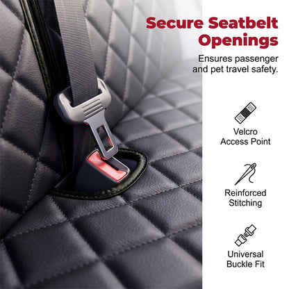🐾 🚗 Foldable Dog Car Seat – Waterproof, Secure & Comfort‑fit for Pets 🐶