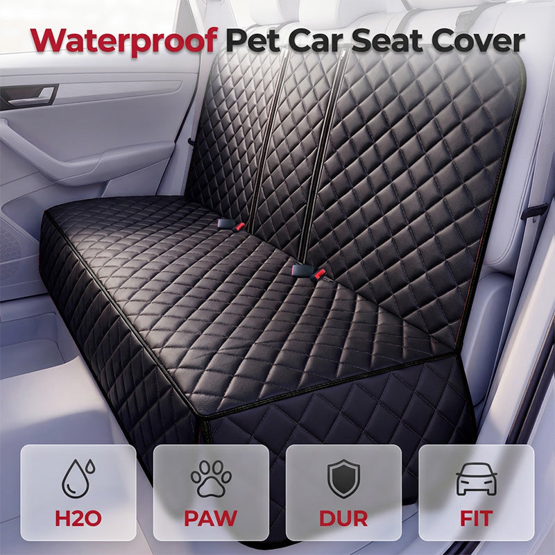 🐾 🚗 Foldable Dog Car Seat – Waterproof, Secure & Comfort‑fit for Pets 🐶