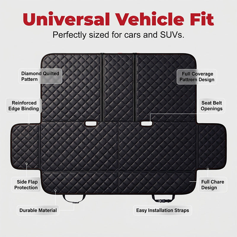 🐾 🚗 Foldable Dog Car Seat – Waterproof, Secure & Comfort‑fit for Pets 🐶