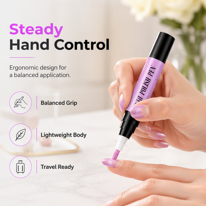 💅 Glitter Cat Eye Nail Polish Pen Set
