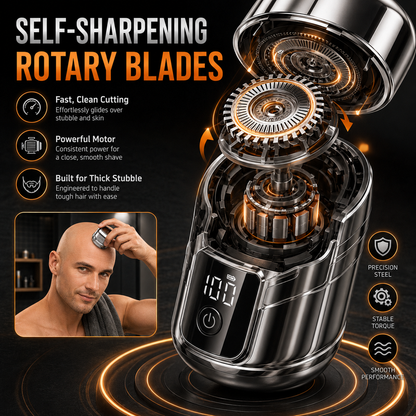 Men's 2-in-1 Bald Head Shaver & Hair Clipper