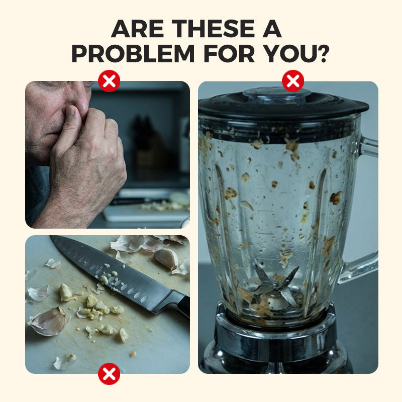 Compact Electric Garlic Press and Chopper