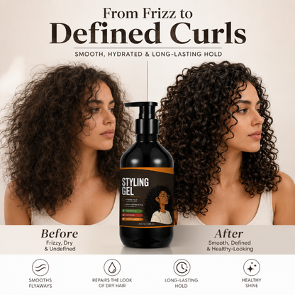 Stronq Hold Curly Hair Styling Gel
