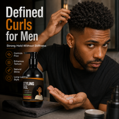Stronq Hold Curly Hair Styling Gel