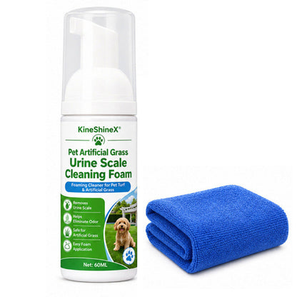🥳2026 HOT SALE🥳💞50K+ SOLD! 🐾🌿 Pet Artificial Grass Cleaning Foam – targets urine scale & ammonia odours. Easy foam lifts residue, turf-friendly. Refresh your lawn fast! 💦✅