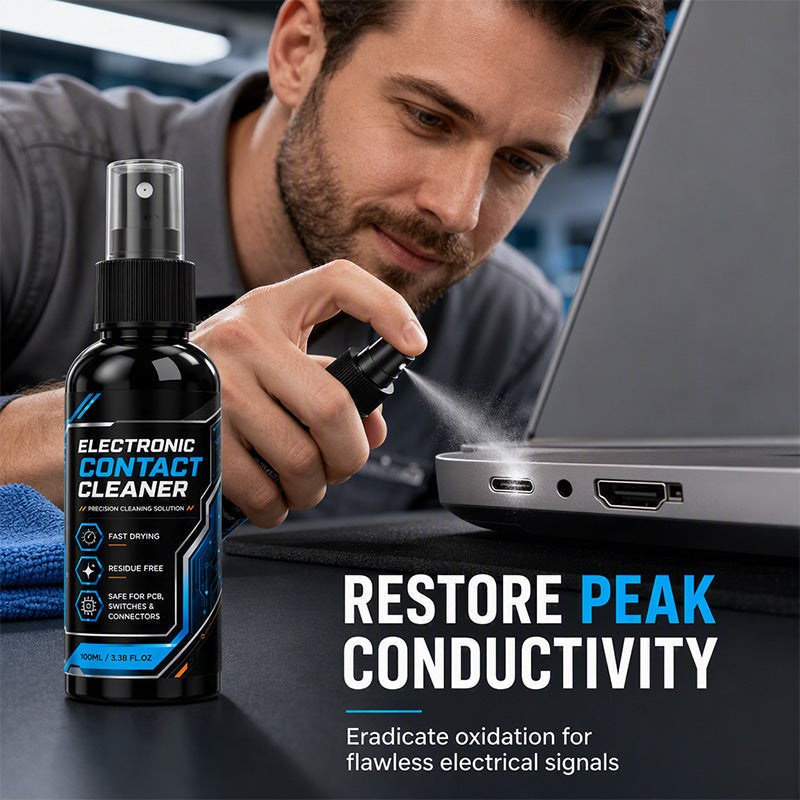 🥳2026 HOT SALE🥳💞50K+ SOLD! ⚡🧼 50% OFF! Fast-Drying Contact Cleaner – High‑purity solvent evaporates instantly, zero residue. Ideal for PCBs, USB & HDMI ports – restore peak conductivity! 🔧✨