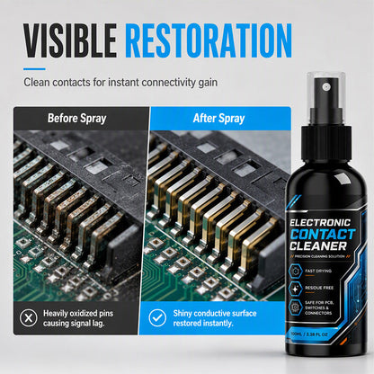 🥳2026 HOT SALE🥳💞50K+ SOLD! ⚡🧼 50% OFF! Fast-Drying Contact Cleaner – High‑purity solvent evaporates instantly, zero residue. Ideal for PCBs, USB & HDMI ports – restore peak conductivity! 🔧✨