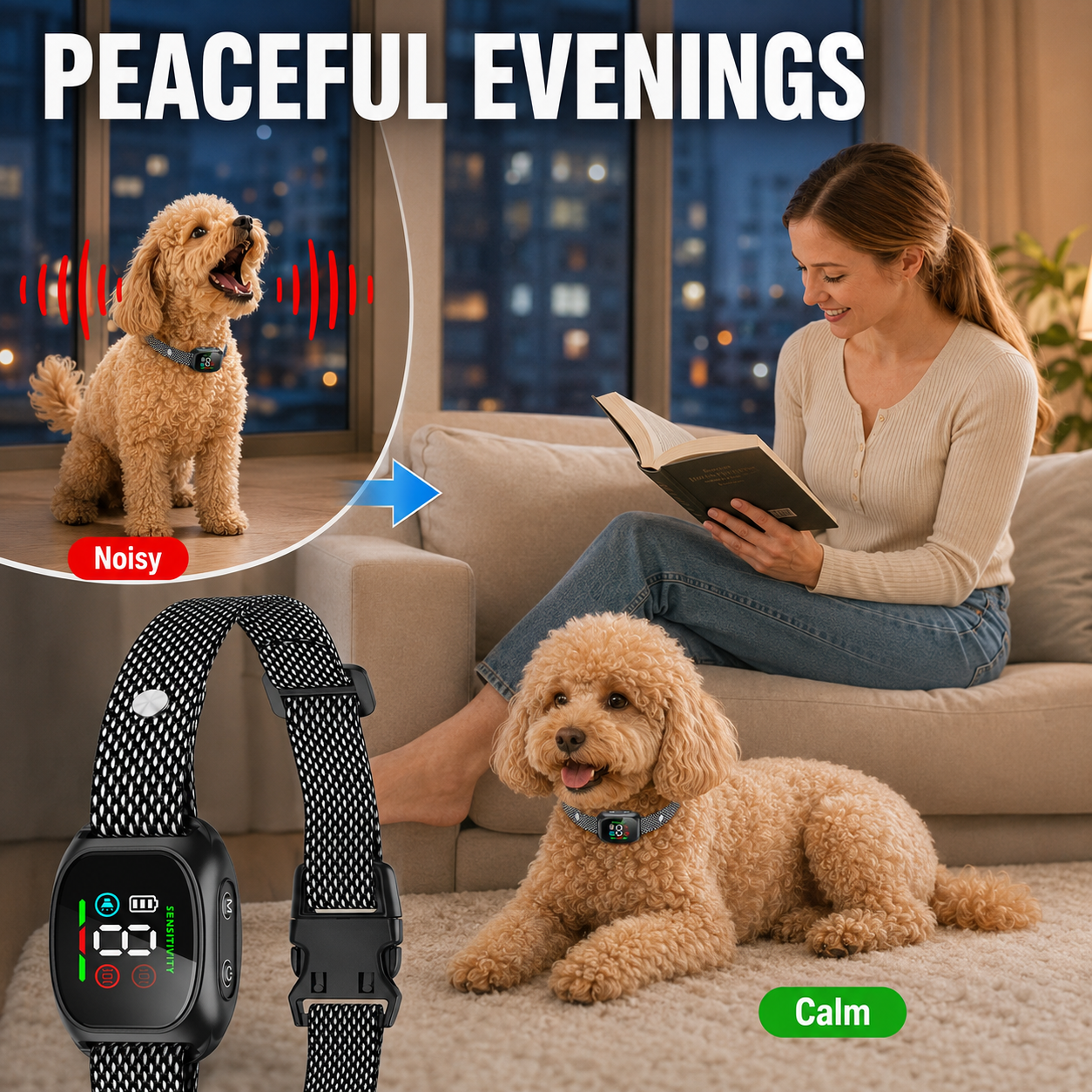 Smart Anti Bark Collar for Dogs