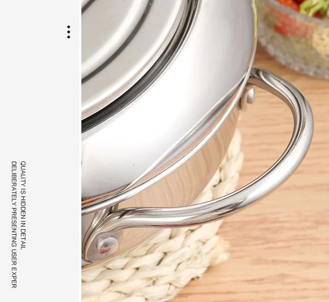 🍤 304 Stainless Steel Japanese Tempura Fryer Pot – Mini Deep Frying Pan with Thermometer & Oil Drain Rack