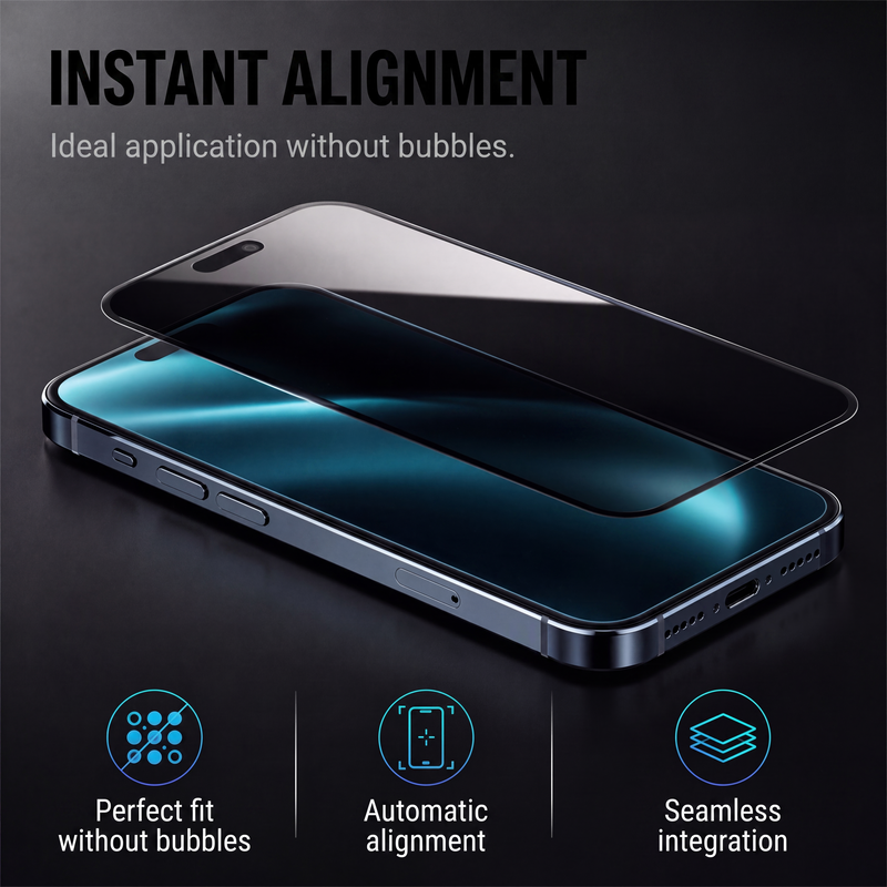 📢📢 $9.99！！ 🛡️ Privacy Tempered Glass Screen Protector – 30° Anti-Peep Protection & Automatic Dust Removal for Easy Installation ✨