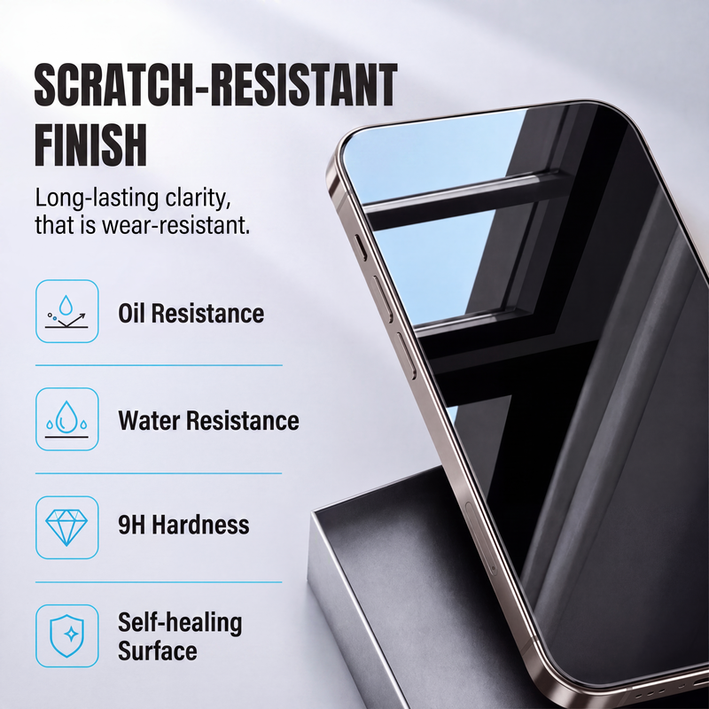 📢📢 $9.99！！ 🛡️ Privacy Tempered Glass Screen Protector – 30° Anti-Peep Protection & Automatic Dust Removal for Easy Installation ✨