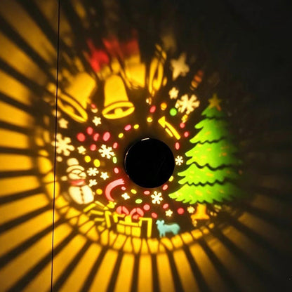 Solar Outdoor Decorative Wall Projection Light