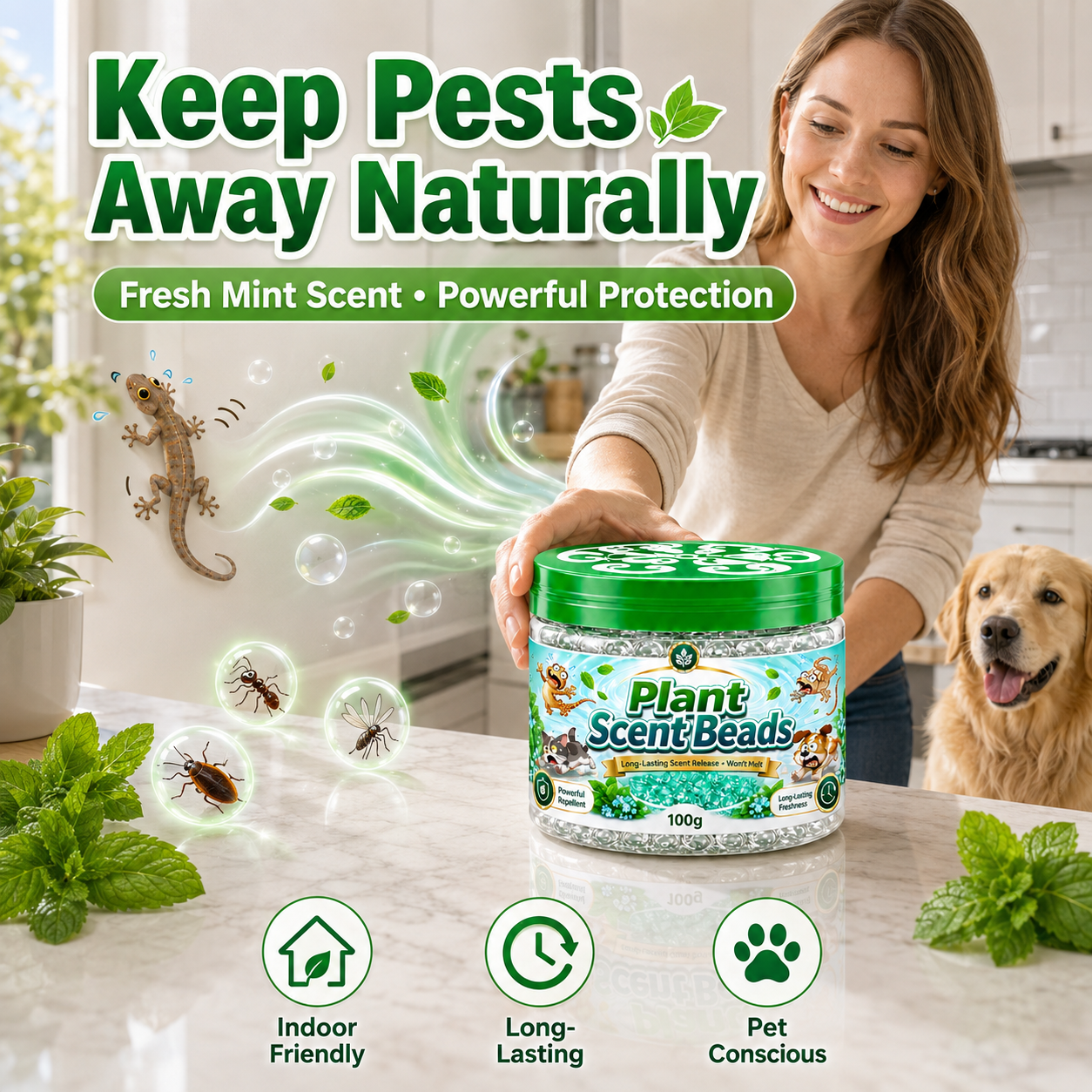 Natural Plant Repellent Gel Beads
