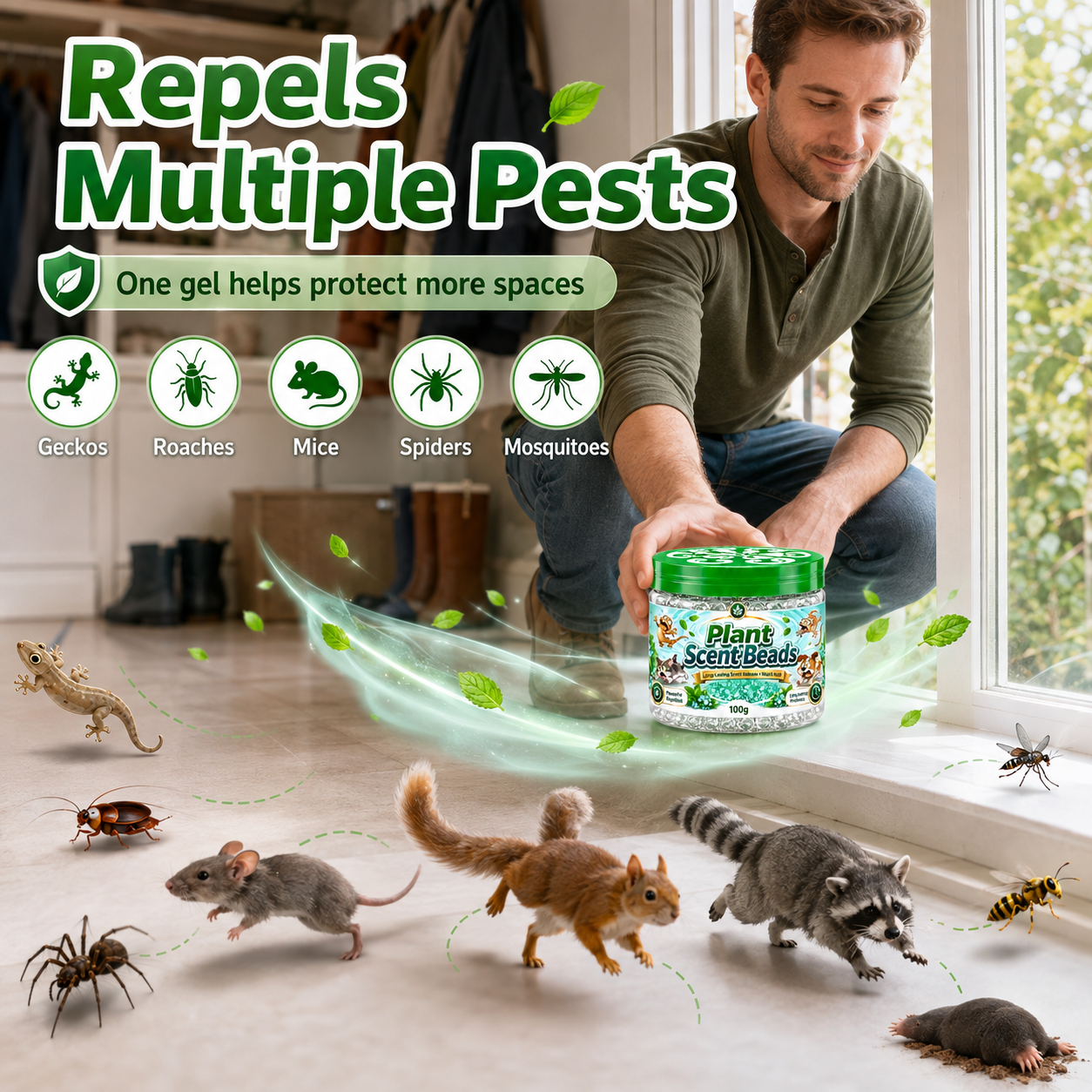 Natural Plant Repellent Gel Beads