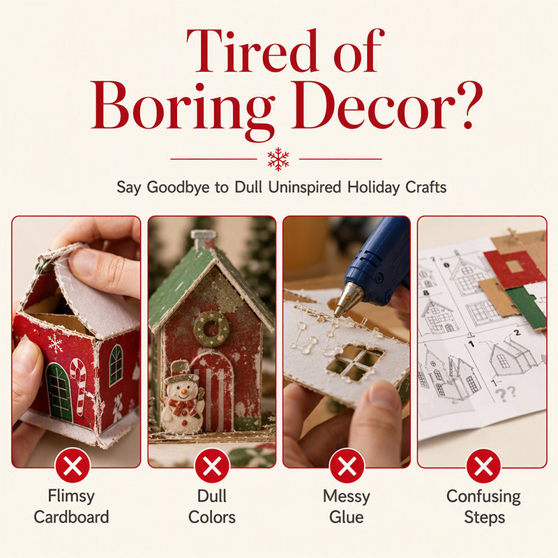 🎄✨ DIY 3D Pearl Christmas Art Kit – Handmade Festive Decoration with 6 Holiday Designs