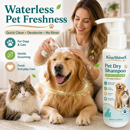 Rinse-Free Pet Shampoo Mousse