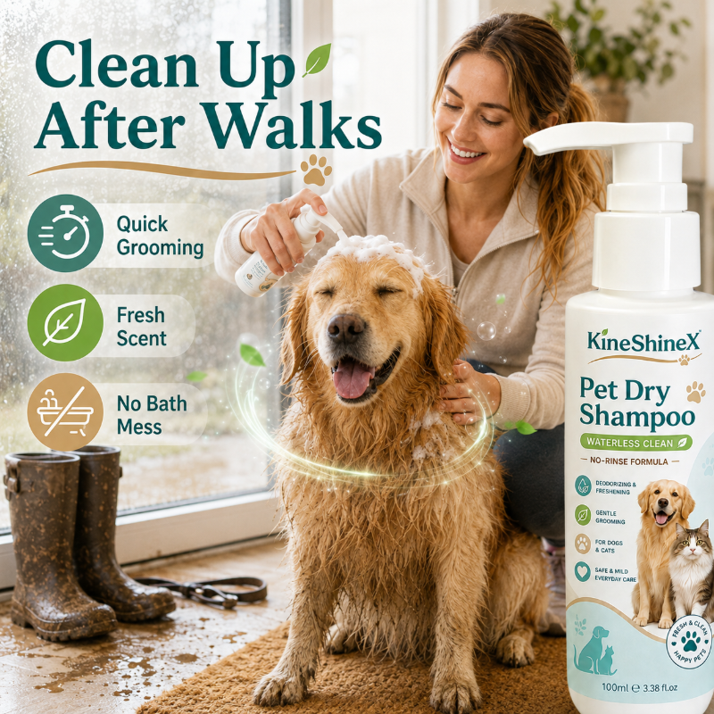 Rinse-Free Pet Shampoo Mousse