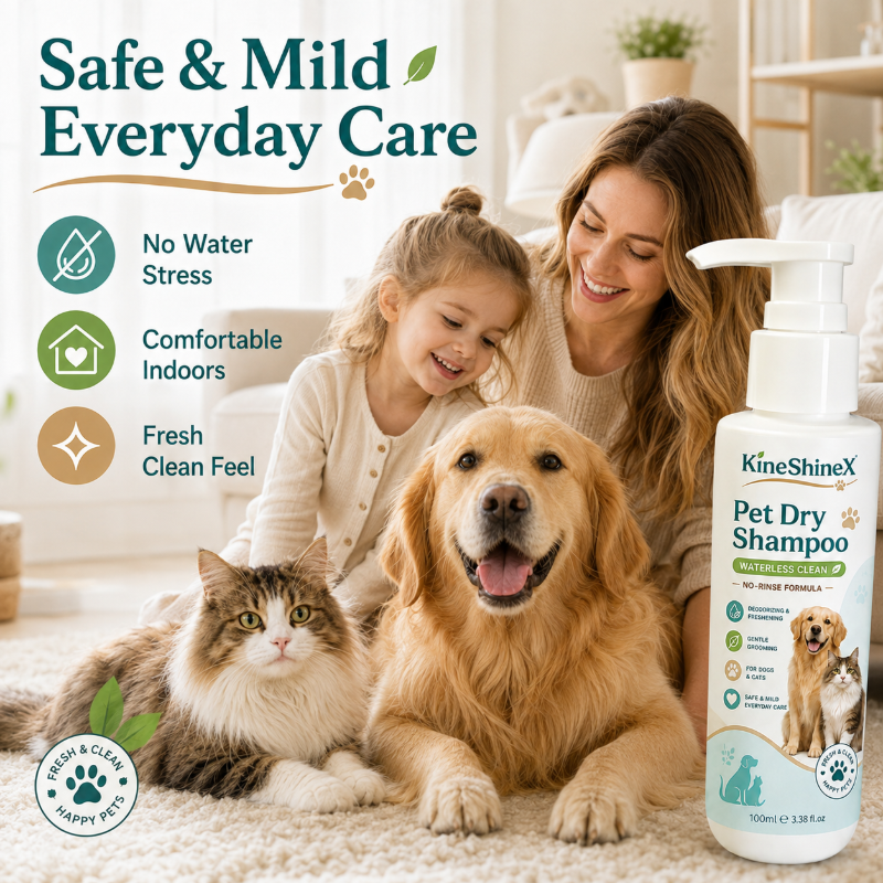 Rinse-Free Pet Shampoo Mousse