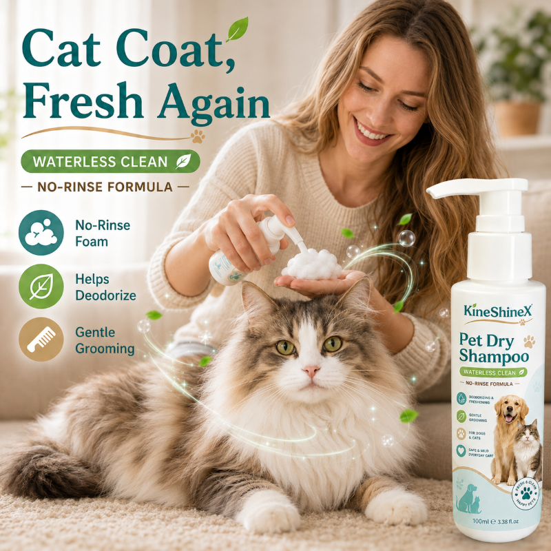 Rinse-Free Pet Shampoo Mousse