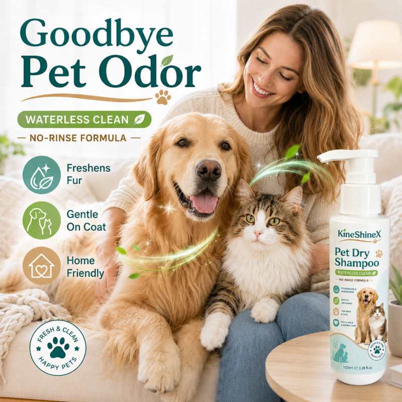 Rinse-Free Pet Shampoo Mousse