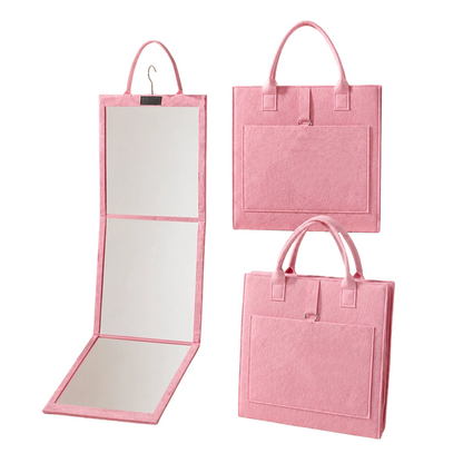 🥳2026 NEW ARRIVAL🥳💞50K+ SOLD!🔥50% OFF! 🪞✨ Portable Folding Full-Length Mirror — Lightweight & Foldable, Crystal Clear Reflection, Space-Saving, Perfect for Bedroom, Apartment & Travel ✨
