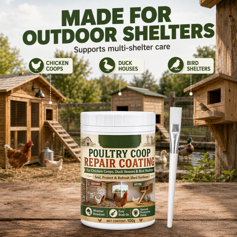 Waterproof Poultry Coop Repair Coating