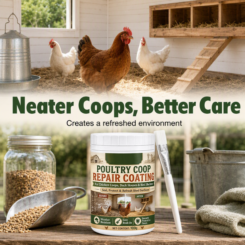 Waterproof Poultry Coop Repair Coating