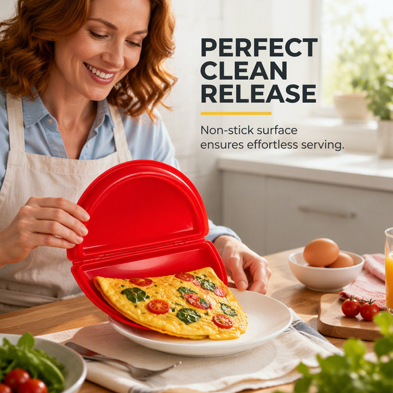 🥳2026 HOT SALE🥳💞2-in-1 Omelet Maker & Egg Cup Cooker