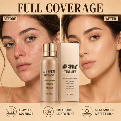 Waterproof Flawless Air Spray Foundation
