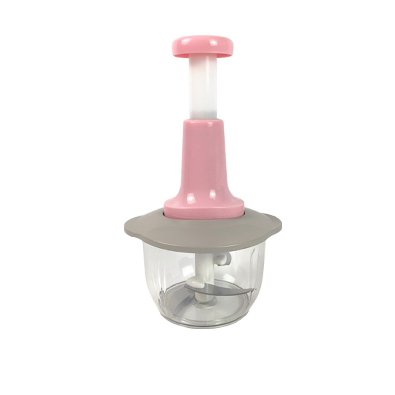 🥳2026 HOT SALE🥳💞50K+ SOLD! 🥩🥬 50% OFF! Manual Food Chopper – press the handle, no electricity needed. 3D stainless steel blades chop meat, veg, garlic & nuts in seconds. Perfect for baby food, fillings & sauces – effortless meal prep! 🔪✅