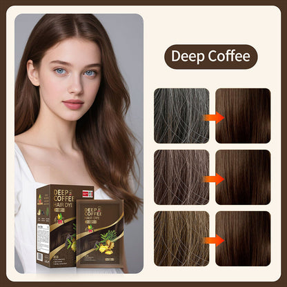🥳2026 HOT SALE🥳💞50K+ SOLD! 🌸🌿 4‑in‑1 Herbal Hair Dye Shampoo – cleans, conditions, colours & repairs in one wash. Covers greys root‑to‑tip. Plant‑based, gentle formula – no messy mixing, no salon visits! 💇‍♀️✨