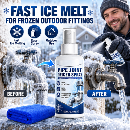 Fast-Acting Ice Melting Agent for Outdoor Faucets