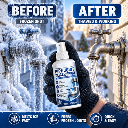 Fast-Acting Ice Melting Agent for Outdoor Faucets