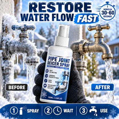 Fast-Acting Ice Melting Agent for Outdoor Faucets