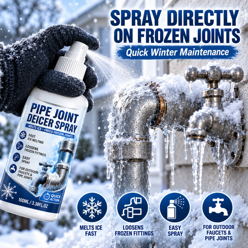 Fast-Acting Ice Melting Agent for Outdoor Faucets