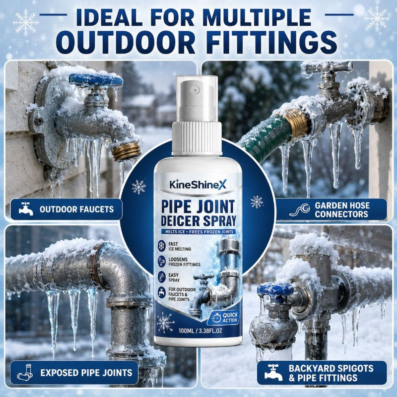 Fast-Acting Ice Melting Agent for Outdoor Faucets
