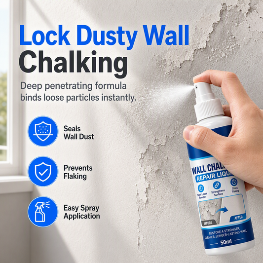🥳HOT SALE🥳💞10K+ SOLD! Wall Repair Liquid –Locks chalking, deep binding & waterproof. Solid walls – grab yours! ✅
