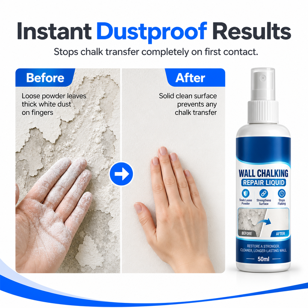 🥳HOT SALE🥳💞10K+ SOLD! Wall Repair Liquid –Locks chalking, deep binding & waterproof. Solid walls – grab yours! ✅