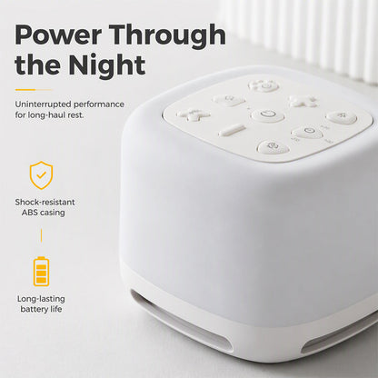 🥳2026 HOT SALE🥳💞50K+ SOLD! 🌙💤 White Noise Machine – acoustic shield blocks noise, protects deep sleep. 7-color night light & smart timer – wake up refreshed! 🛏️✅