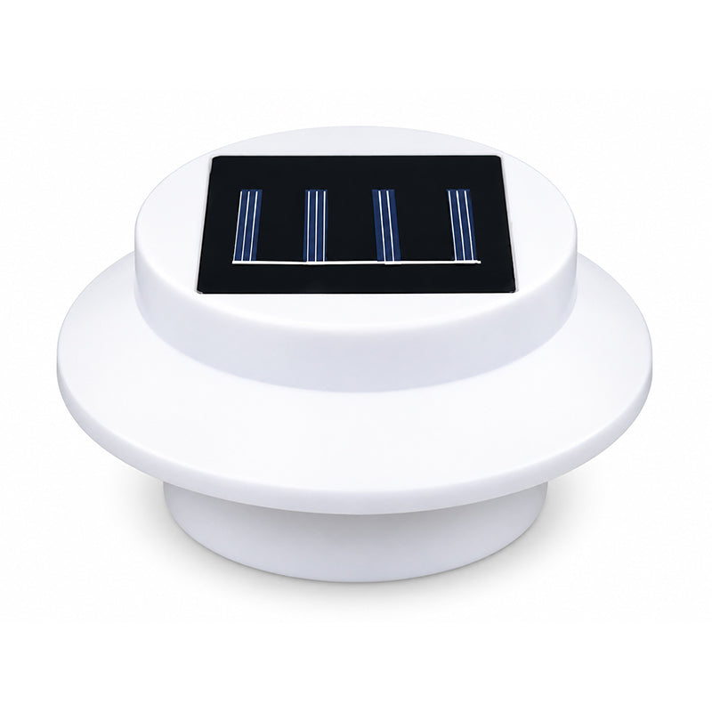 Light Any Fence Instantly! No-Wire Solar Gutter Lamp