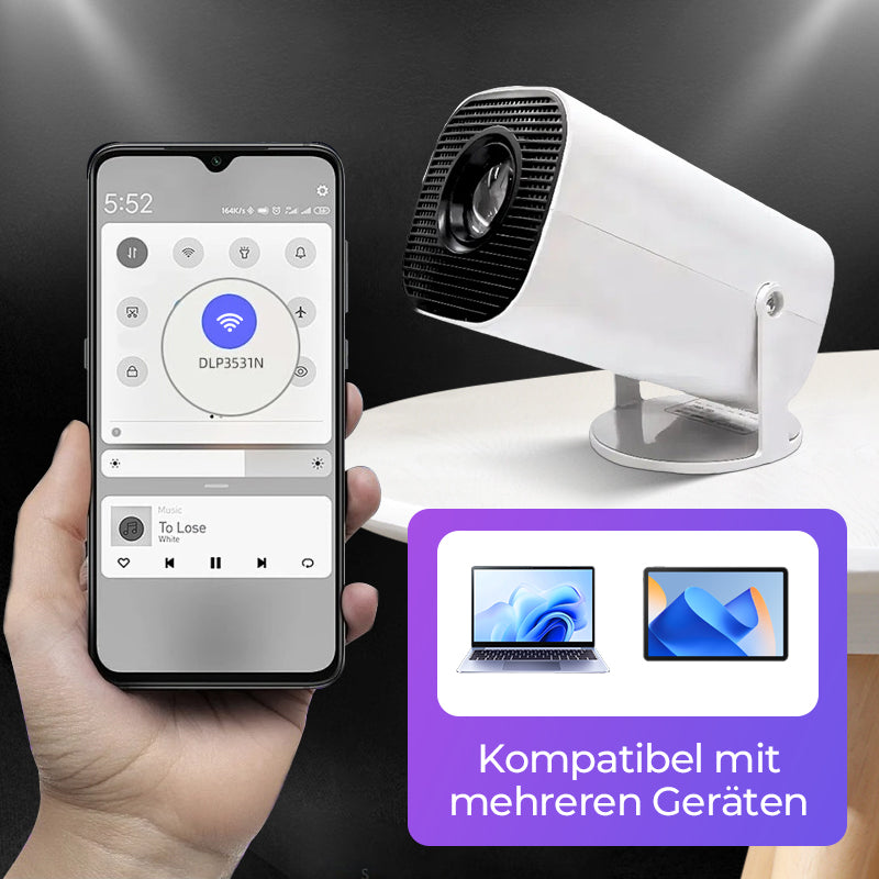 📽️ WiFi 1080P Home Projector | HDMI & USB