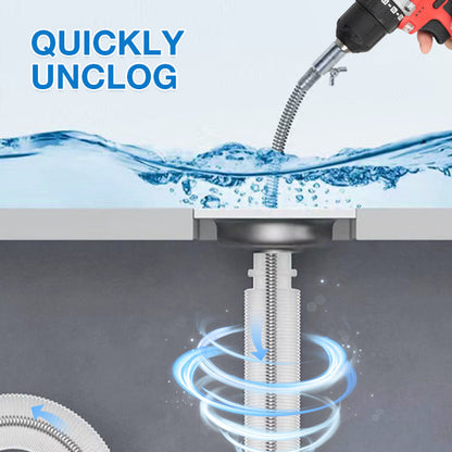 Electric Drill- Drived Drain Dredging Spring