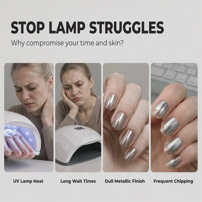 💅 LIMITED‑TIME 50% OFF! 🪞 Long Lasting No Bake Nail Polish – No UV Lamp, Quick Air-Dry, Chip-Resistant High-Shine Color, Smooth Application, Salon-Like Wear for Home DIY 🌟