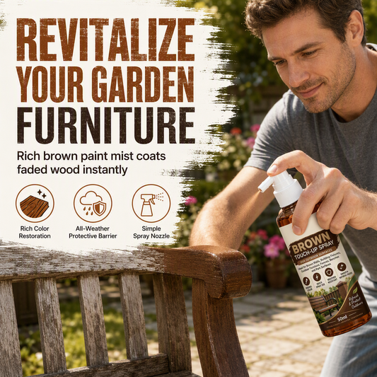 🪵✨ Wood Touch-Up Spray – Refresh Faded Outdoor Furniture