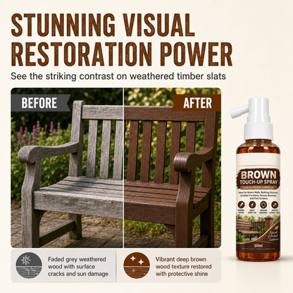 🪵✨ Wood Touch-Up Spray – Refresh Faded Outdoor Furniture
